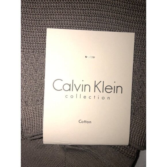 Large Socks 2 Pair Calvin Klein Two Left Feet Flamingos Blue Striped Brown NWT - Picture 2 of 6